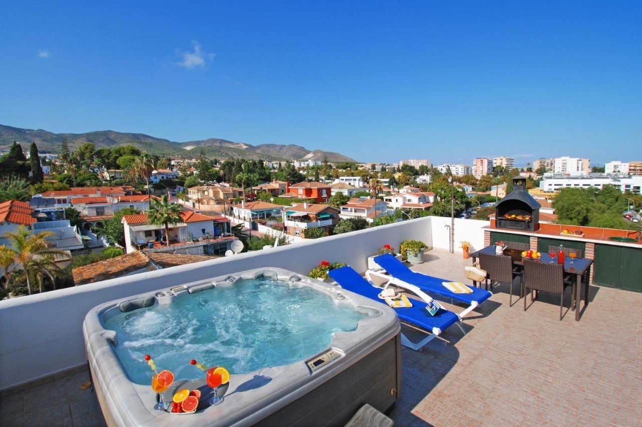 Apartamento Isla De Benalmadena 1, Jacuzzi, 80M From The Sea, Ac, Bbq, Private Parking, Big Terrace Exterior foto